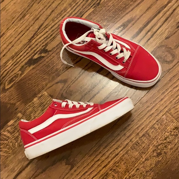 red vans size 5.5